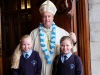 Bishop Michael Router with students from Mt St Catherines Primary SchoolOrdination of Bishop Michael RouterSt Patrick's Cathedral, Armagh,  21 July 2019Credit: LiamMcArdle.com