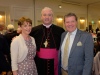 Siobhan and Patrick Farrelly with the new Bishop Michael Router at a celebration dinner following the Bishop's Ordination Armagh City Hotel, Armagh,  21 July 2019Credit: LiamMcArdle.com2