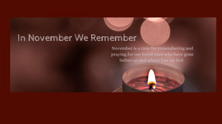 “In November We Remember”,  1st Nov 2020, 3pm,  St. Patricks Cathedral Armagh.