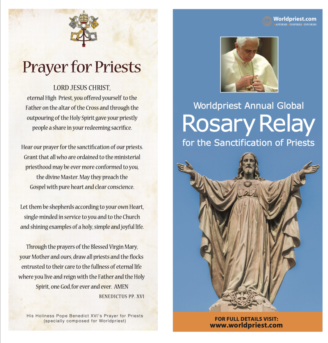 World Day of Prayer for the Sanctification of Priests, 11th June 2021