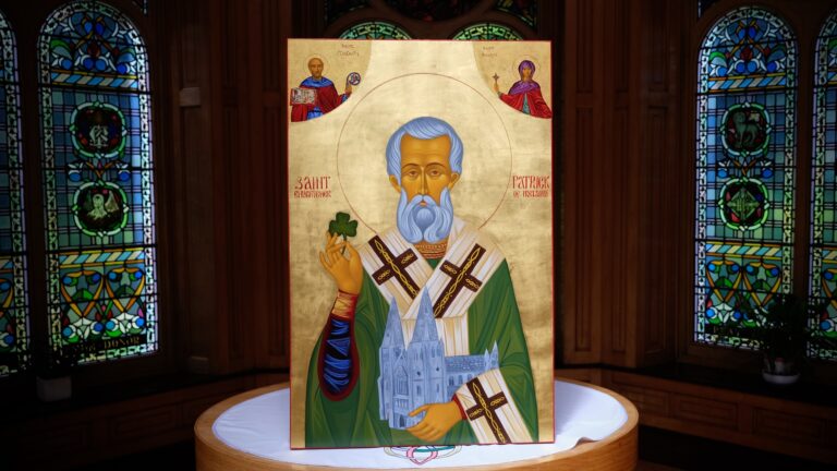 Icon of St. Patrick Commissioned to mark 150th Anniversary of St. Patrick’s Cathedral Armagh